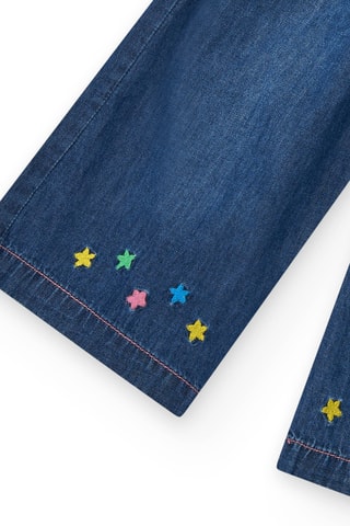 Spijkerbroek Color The Sea - Blauw