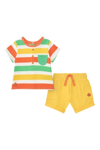 T-shirt en Short Healthy Apple - Geel