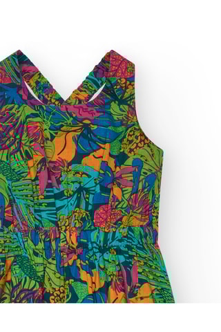 Jurk Tropical Vibes - Groen