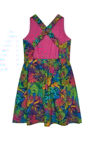 Jurk Tropical Vibes - Groen