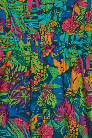 Jurk Tropical Vibes - Groen