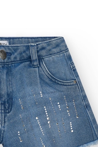 Spijkershort Strawberry Sorbet - Blauw