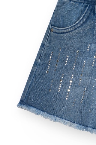 Spijkershort Strawberry Sorbet - Blauw