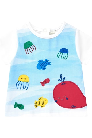 T-shirt en Short Under The Sea - Rood