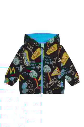 Sweat à capuche First have fun - Noir