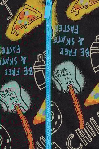 Sweat à capuche First have fun - Noir