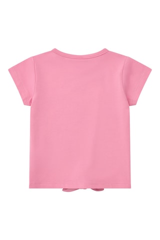 T-shirt First Have Fun - Roze