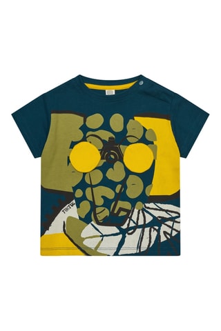 T-shirt Say Cheese - Groen