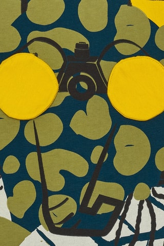 T-shirt Say Cheese - Groen