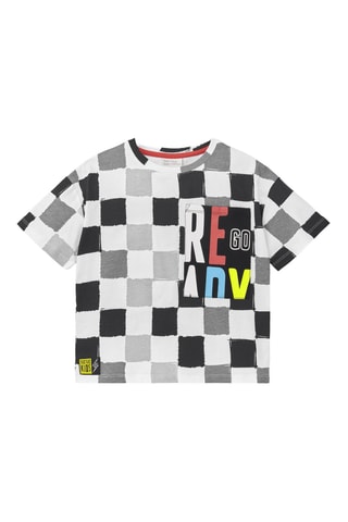 T-shirt Race Car - Grijs