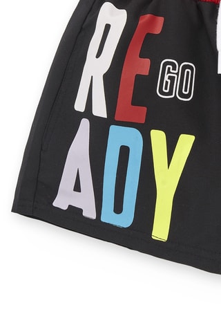 Zwemshort Race Car - Zwart