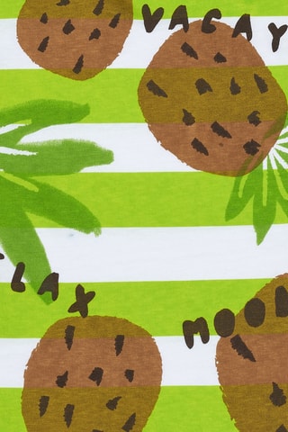 T-shirt Vacay Feelings - Lichtgroen