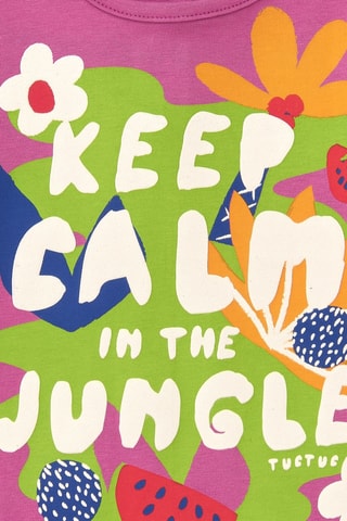 T-shirt Vacay Feelings - Paars