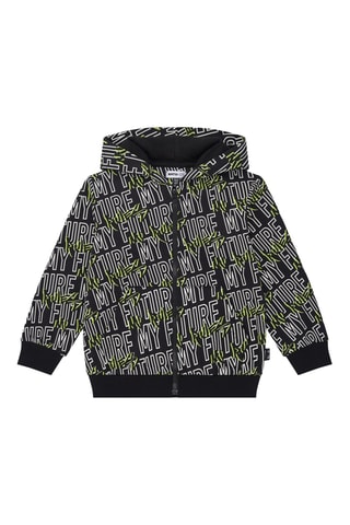 Sweat à capuche My future my rules - Noir