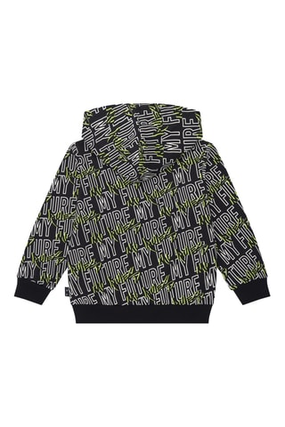 Sweat à capuche My future my rules - Noir