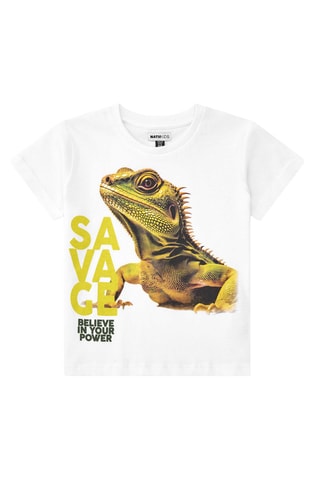 T-shirt Savage - Wit