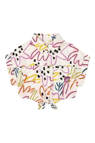 Blouse Say Cheese - Wit