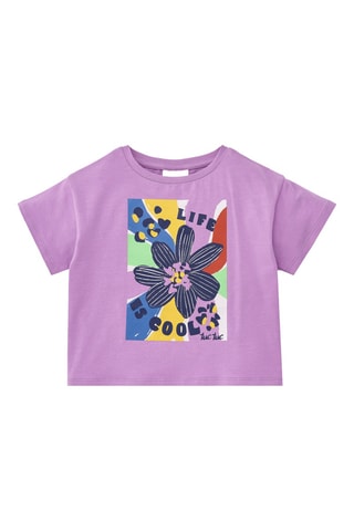 T-shirt Rockin the Jungle - Paars