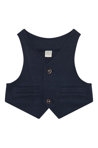 Gilet Geometric - Blauw
