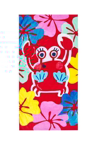 Serviette de bain Beach Squad  - Rouge