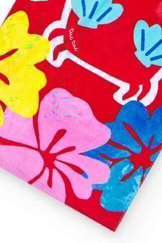 Serviette de bain Beach Squad  - Rouge