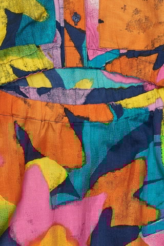 Linnen Jurk Sun Lover - Rood