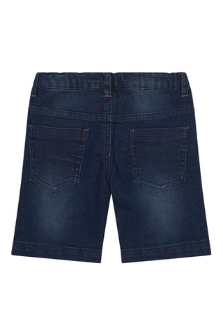 Spijkerbermuda Keep On Rolling - Blauw