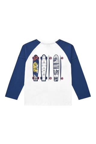 T-shirt Keep on rolling - Wit