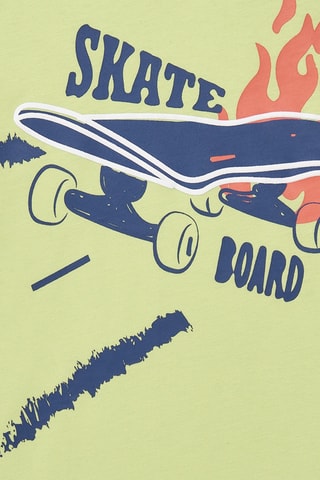 T-shirt Keep on rolling - Groen