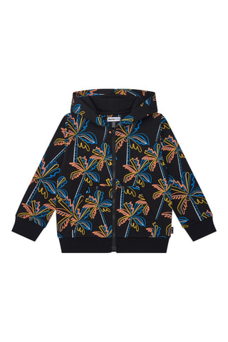 Sweat à capuche Surf and fun - Noir