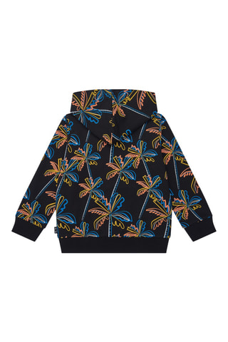 Sweat à capuche Surf and fun - Noir