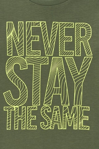 T-shirt My future My rules - Groen