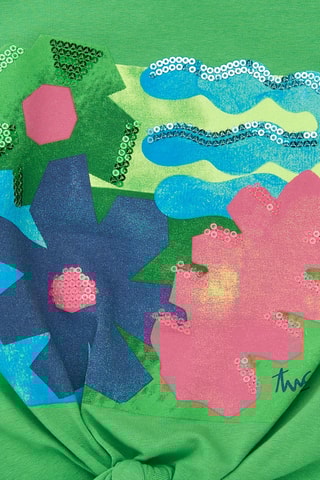 T-shirt Color The Sea - Groen