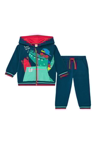 Sweat à capuche et jogging Beach Squad - Bleu