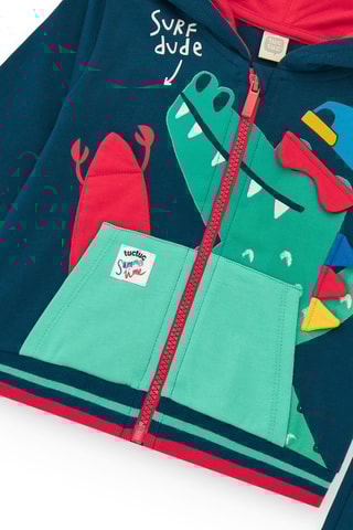 Sweat à capuche et jogging Beach Squad - Bleu