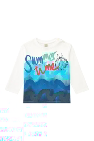 T-shirt Beach Squad - Blauw