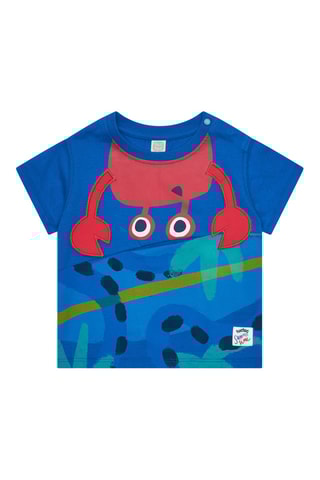 T-shirt Beach Squad - Blauw