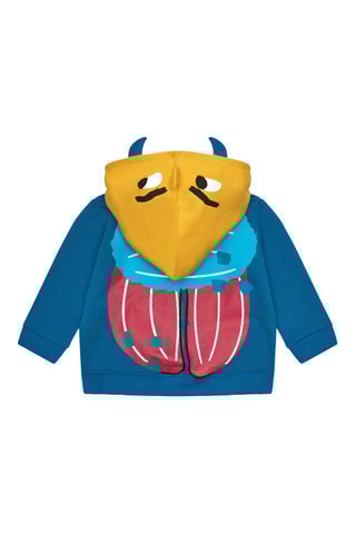 Sweat à capuche Happy Garden - Jaune