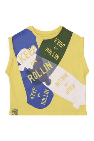 Hemd Keep on rolling - Groen