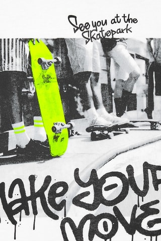 T-shirt My future My rules - Wit