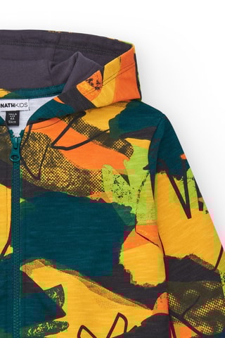 Sweat à capuche Dune extrem - Jaune