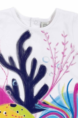 T-shirt en Legging Ocean Wonders - Wit