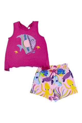 Hemd en Short Ocean Wonders - Paars