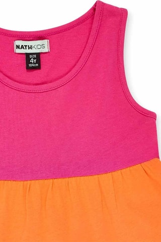 Jurk Sunday Brunch - Geel, oranje en roze