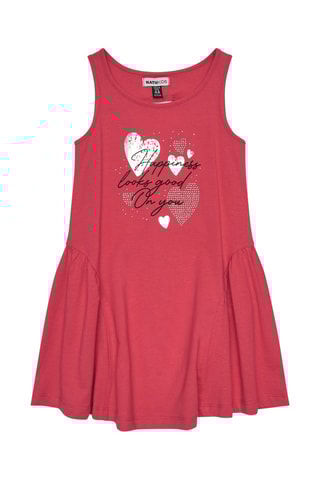 Jurk Strawberry Sorbet - Rood