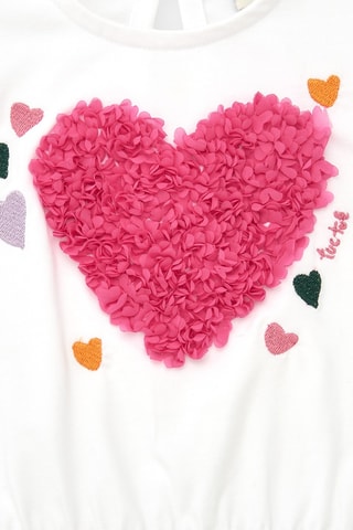 T-shirt Say Cheese - Wit