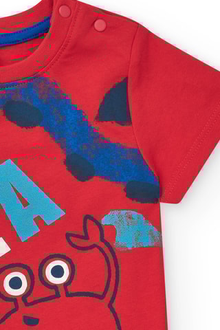 T-shirt Beach Squad - Rood