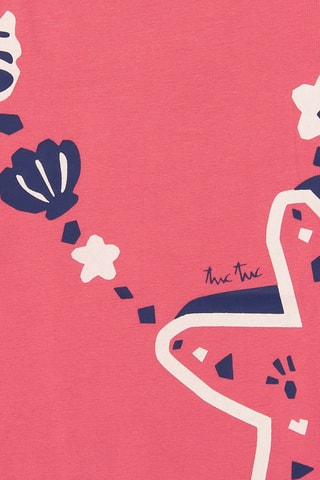 T-shirt Color The Sea - Roze