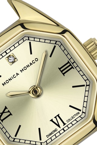 Stalen Quartz Horloge - Goudkleurig