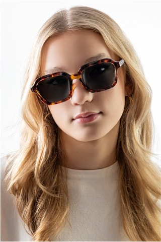 Zonnebril Dames - Zwart en bruin